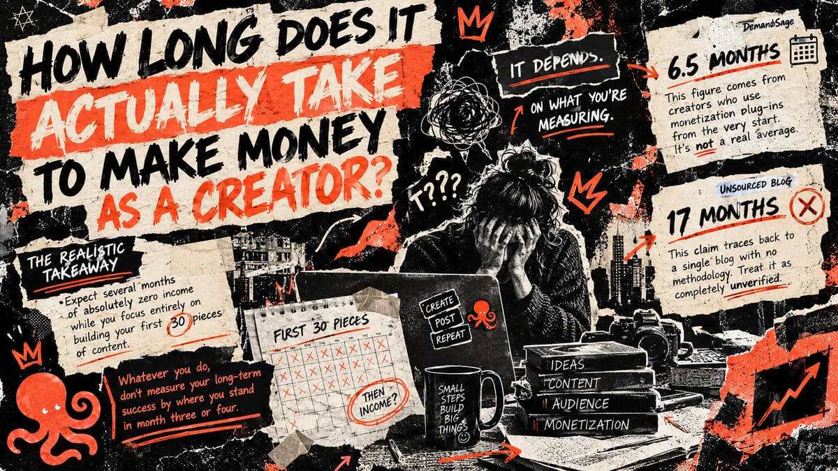 When do you make money as a creator?